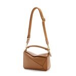 LOEWE SMALL PUZZLE BAG IN SATIN CALFSKIN