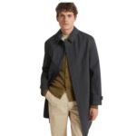YVES SALOMON TECHNICAL COLD WOOL MAC COAT
