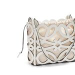 LOEWE ANAGRAM CUT OUT TOTE BAG IN CALFSKIN