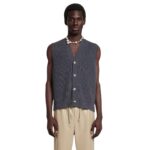 NANUSHKA TERENCE CASHMERE-BLEND VEST SCHOOLGREY