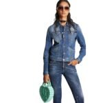 DSQUARED2 MEDIUM CLEAN WASH BOYFRIEND JEANS JACKET