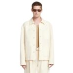 NANUSHKA SAON STRUCTURED TWILL JACKET CREME
