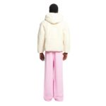 NANUSHKA HIDE HOOD TECH POPLIN HOODED PUFFER JACKET CREME