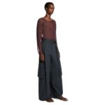 DRIES VAN NOTEN WIDE BELTED PANTS