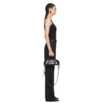 GIVENCHY ASYMMETRIC TOP IN COTTON WITH CHAIN DETAIL