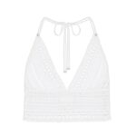 GIVENCHY TOP IN CROCHET WITH 4G DETAIL