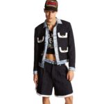 DSQUARED2 BOUCLÈ DAN JEAN JACKET