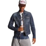 DSQUARED2 DARK CLEAN WASH DAN DENIM JACKET