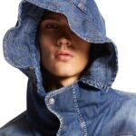 DSQUARED2 DENIM MULTIPOCKET CARGO PARKA