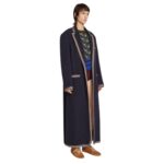 DRIES VAN NOTEN UNCONSTRUCTED COAT NAVY