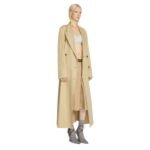DRIES VAN NOTEN LOOSE FIT COAT HAY