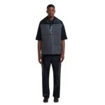 NANUSHKA MAEL REGENERATED LEATHER JACKET BLACK