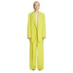 DRIES VAN NOTEN OVERSIZED BLAZER LIME