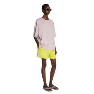 DRIES VAN NOTEN LOOSE COTTON TEE LILAC