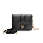 LOEWE GOYA PUFFER BAG IN SHINY LAMBSKIN