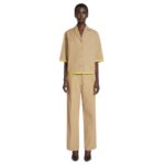 DRIES VAN NOTEN SHORT SLEEVE SHIRT BEIGE