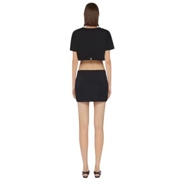 GIVENCHY ARCHETYPE CROPPED T-SHIRT IN COTTON