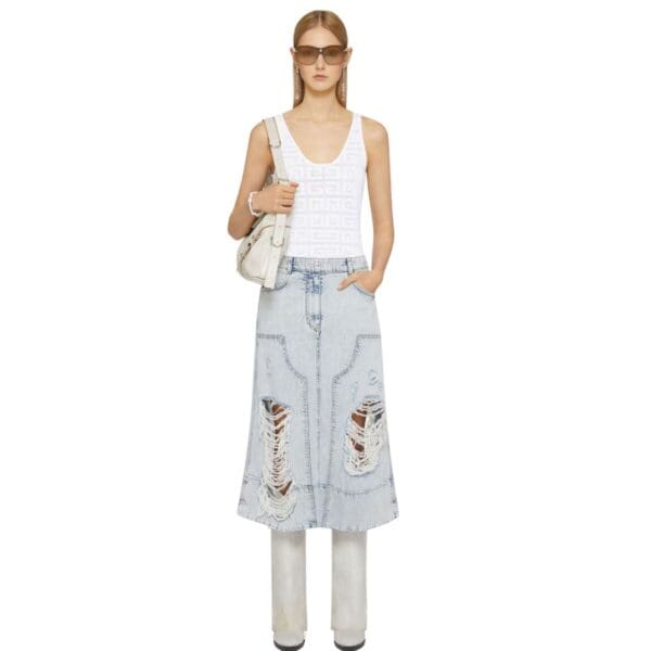 GIVENCHY TANK TOP IN 4G JACQUARD