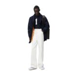 LOEWE SLIM FIT T SHIRT IN COTTON AND VISCOSE