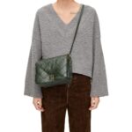 LOEWE GOYA PUFFER BAG IN SHINY LAMBSKIN