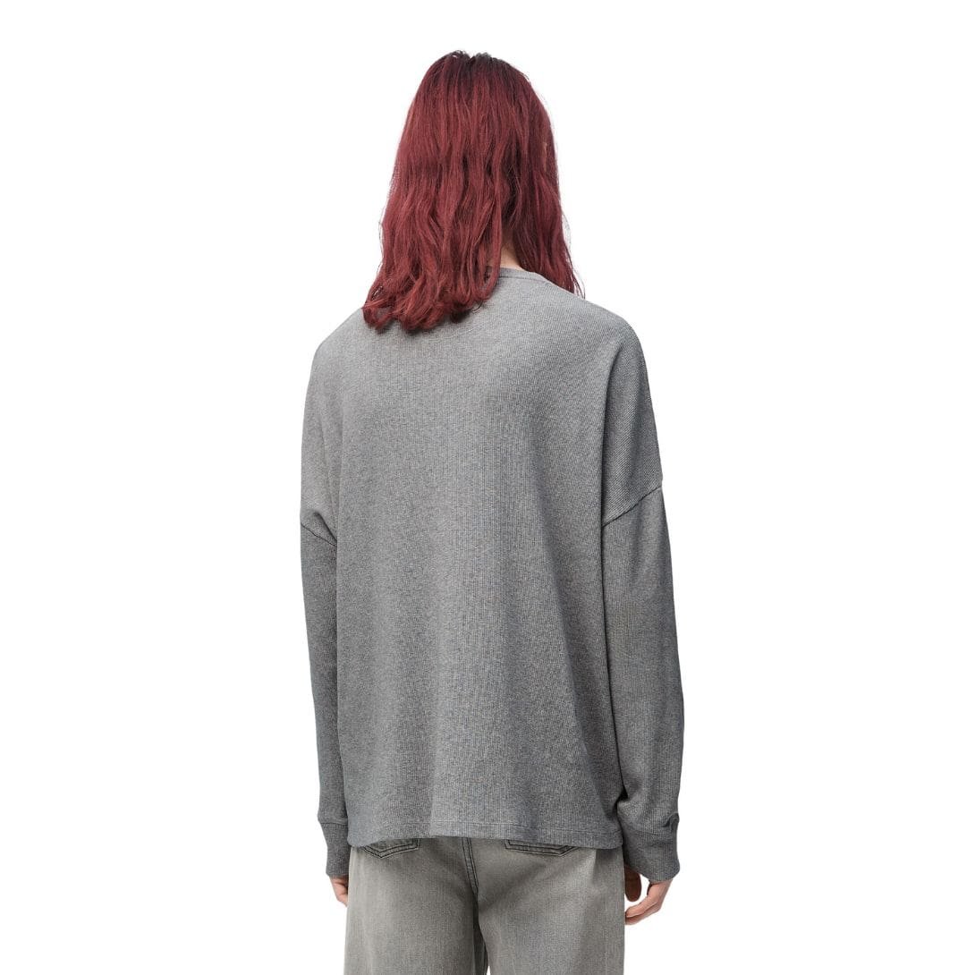 LOEWE OVERSIZED FIT LONG SLEEVE T SHIRT IN COTTON
