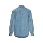 MAGDA BUTRYM CLASSIC OVERSIZED DENIM SHIRTS IN FADED BLUE
