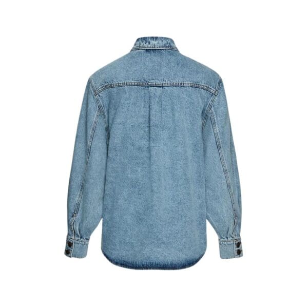 MAGDA BUTRYM CLASSIC OVERSIZED DENIM SHIRTS IN FADED BLUE