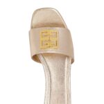 GIVENCHY 4G FLAT MULES IN LAMINATED LEATHER