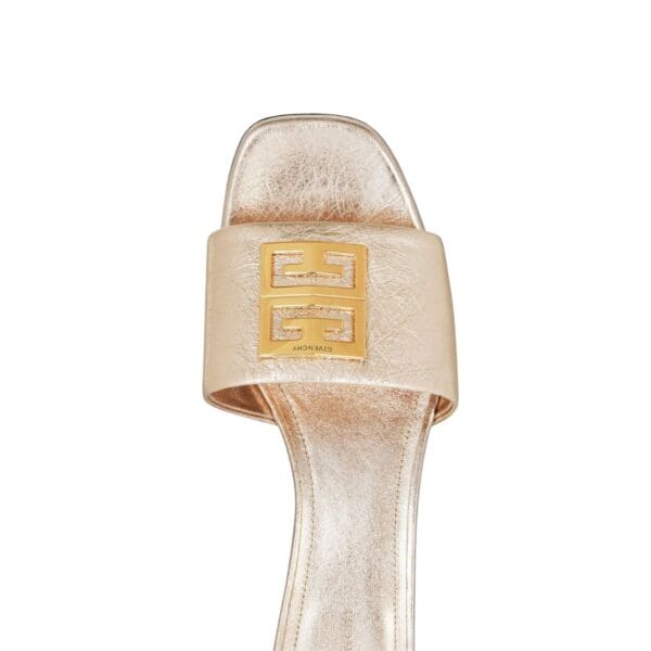 GIVENCHY 4G MULES IN 4G LUREX EMBROIDERY