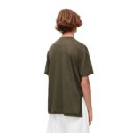 LOEWE ASYMMETRIC T SHIRT IN COTTON BLEND