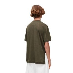LOEWE ASYMMETRIC  T SHIRT IN COTTON BLEND