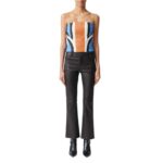 STOULS DEAN 22 PANTS FLARED LEATHER JEANS