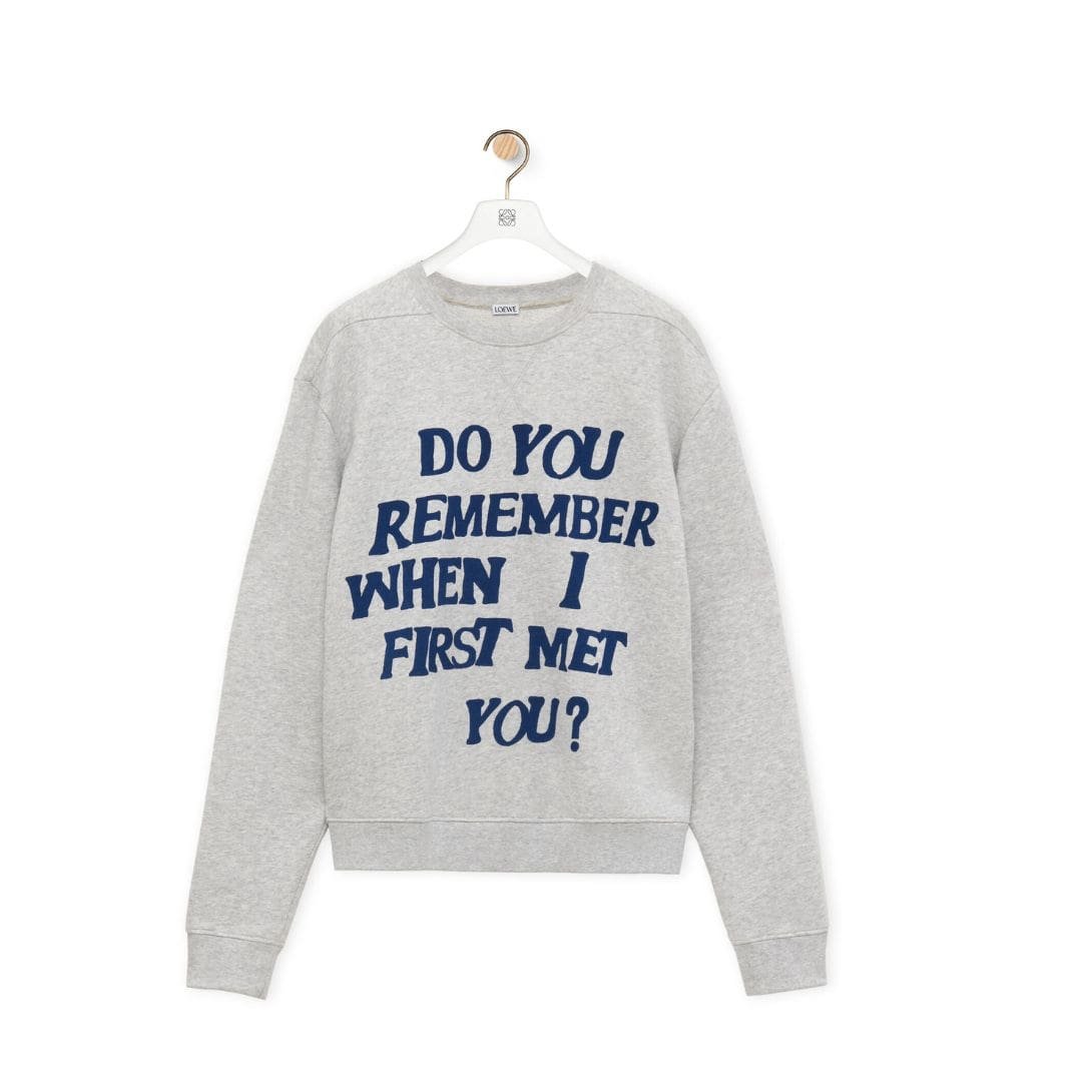 LOEWE REGULAR FIT SWEATSHIRT IN COTTON