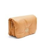 LOEWE GOYA PUFFER MINI BAG IN SHINY LAMBSKIN