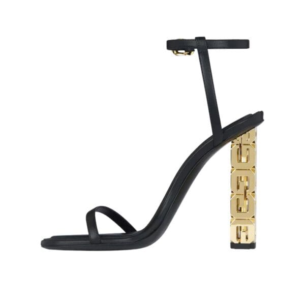 GIVENCHY G CUBE SANDALS IN LEATHER