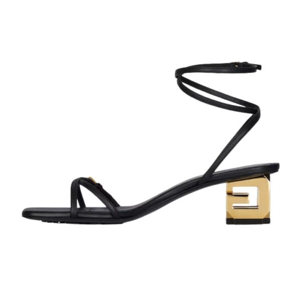 GIVENCHY G CUBE SANDALS IN LEATHER