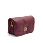 LOEWE GOYA PUFFER MINI BAG IN SHINY LAMBSKIN