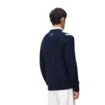 LOEWE CARDIGAN IN COTTON AND WOOL