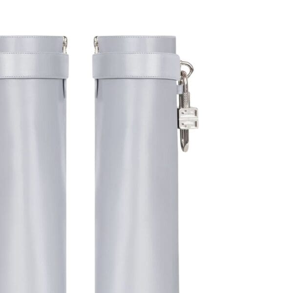 GIVENCHY SHARKS LOCK ANKLE BOOTS IN LEATHER