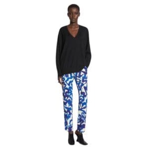 DRIES VAN NOTEN MERINO WOOL SWEATER BLACK