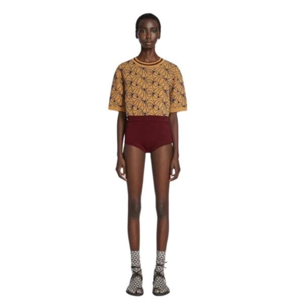 DRIES VAN NOTEN FITTED BRIEFS WINE