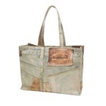 ACNE STUDIOS LOGO SHOULDER TOTE BAG