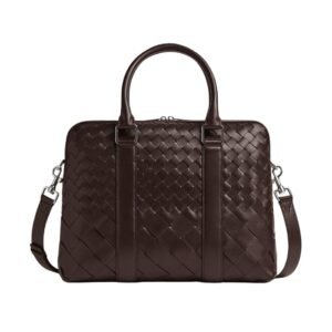BOTTEGA VENETA SLIM INTRECCIATE BRIEFCASE
