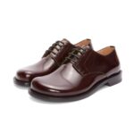 LOEWE DERBY SHOE IN BRUSHED CALFSKIN