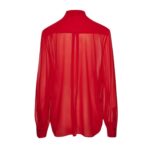 MAGDA BUTRYM SHEER CLASSIC SHIRTS IN RED