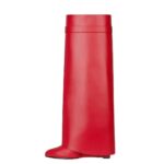 GIVENCHY SHARK LOCK BOOTS IN BOX LEATHER