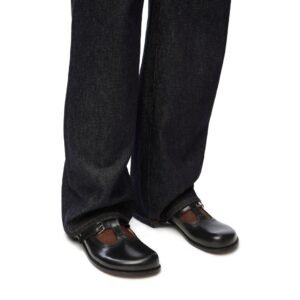 LOEWE CAMPO MARY JANE MULE IN CALFSKIN