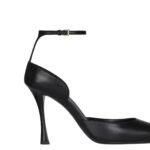 GIVENCHY SHOW PUMPS IN LEATHER WITH STOCKING
