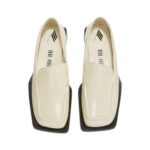 THE ATTICO ''MICOL'' OFF-WHITE LOAFERS