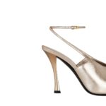 GIVENCHY SHOW SLINGBACKS IN LAMINATED LEATHER
